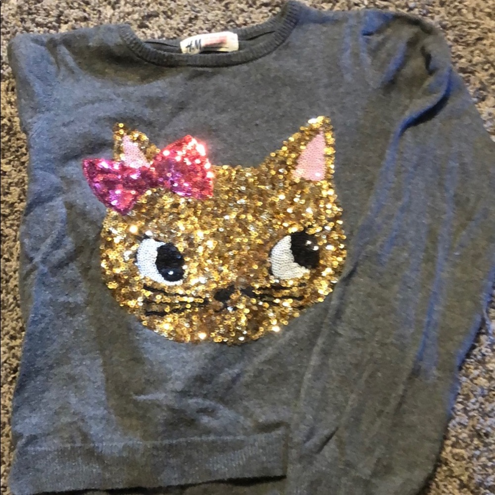 H&M sequin sweater